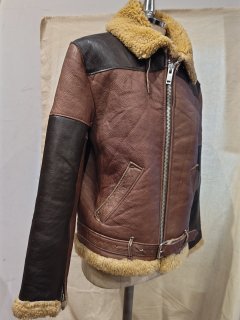 80's IRVIN type Sheepskin Custom Flight jacket