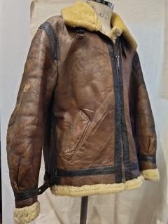 French Mouton Leather Jacket 