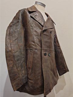 40's French Military Motorcycle Coat 