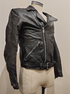 80's MADE IN CANADA Double Leather Jacket