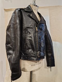 70's Sears Roebuck Double Riders Leather Jacket