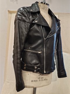 French MOTO CUIR Double Leather Jacket 