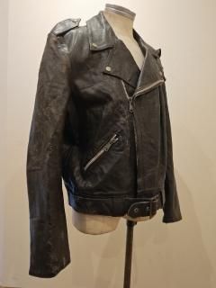 70's REAL LEATHER Double riders jacket 