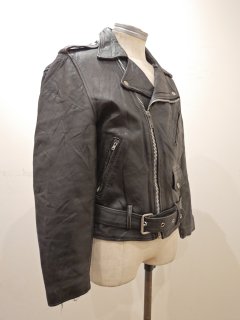 80's Double Riders Leather Jacket 