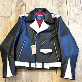 <img class='new_mark_img1' src='https://img.shop-pro.jp/img/new/icons25.gif' style='border:none;display:inline;margin:0px;padding:0px;width:auto;' />2tone Double Leather JacketŹƬ奵ץ뾦)40