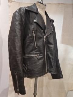 80's REAL LEATHER Double Riders Jacket