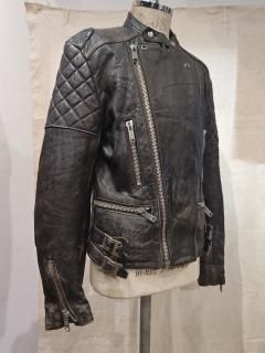 70's SPEEDSCENE London Double Riders Leather Jacket 