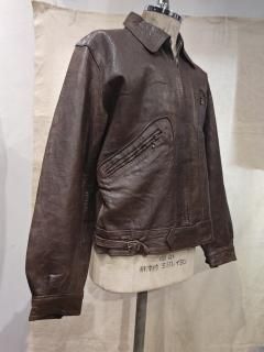 50s MADE IN ENGLAND Single Leather Jacket 