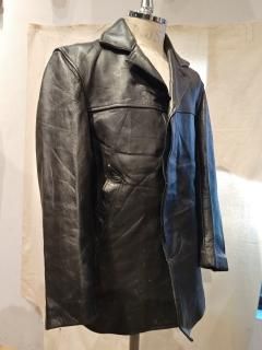50~60's French MIC leather coat