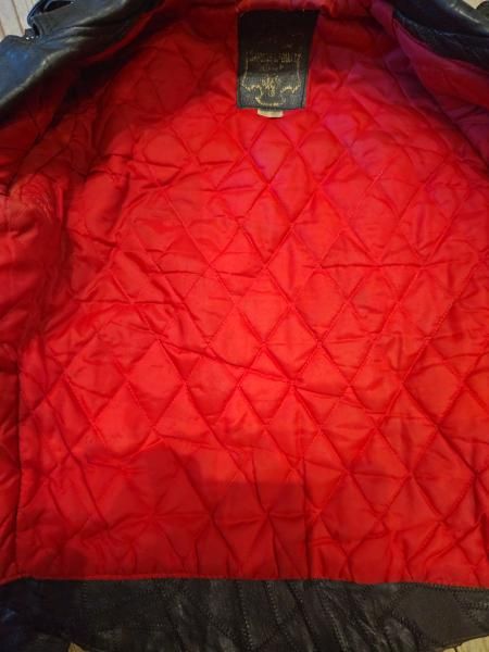 80's Campri double riders jacket VOLTA - neon-leather