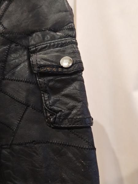 80's Campri double riders jacket VOLTA - neon-leather