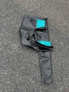 NEON LEATHER BIKER PANTS(ʸ¤)