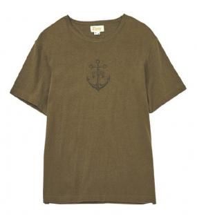 Blank Logo print T-Shirt (Khaki)