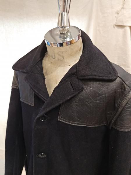 60's ARTHUR MILLER Donkey Jacket - neon-leather 60's ARTHUR MILLER Donkey Jacket - neon-leather
