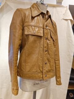 70's BROOKS 3RD TYPE Leather Jacket 