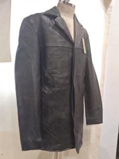 60's French leather coat 04