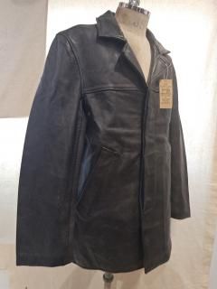 60's French leather coat 13