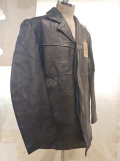 60's French leather coat 14