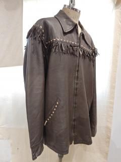 60's Deer Wear Deerskin Fringe Leather Jacket 