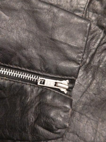 70's CHESS KING Double Leather Jacket - neon-leather 70's CHESS KING Double Leather Jacket - neon-leather