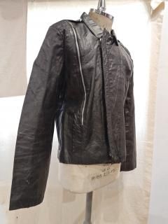 70's CHESS KING Double Leather Jacket 