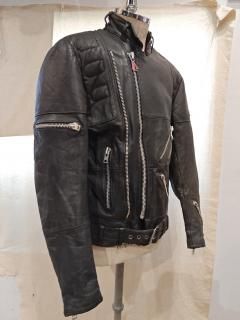 German Hein gericke Twin-Track Double Leather Jacket 