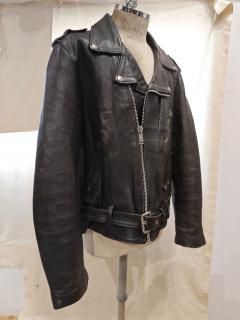 80's SIP STOCK Double Leather Jacket 