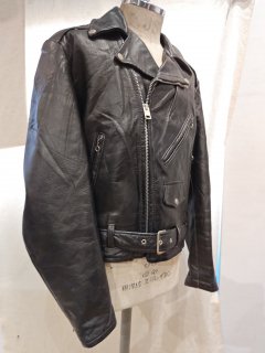 80's Around The World Of Leather Double Leather Jacket