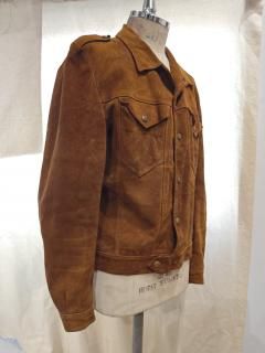 70's 3RD TYPE Nubuck Leather Jacket