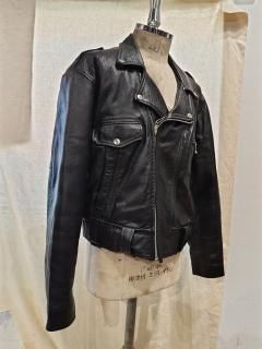 LA ROCKA! Double Leather Jacket Road Runner