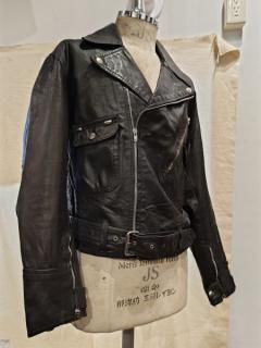 60's Sears Dpocket Double Leather Jacket
