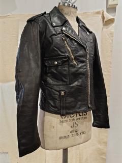 70's Harley Davidson Ladies Double Leather jacket AMF