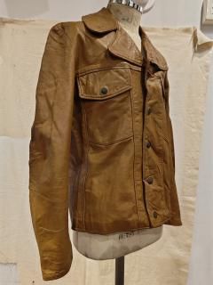70's BROOKS 3RD TYPE Leather Jacket 
