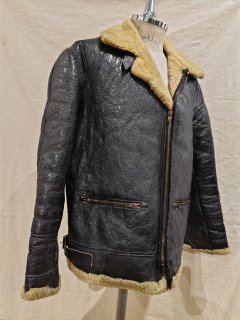 French Mouton Leather Jacket 