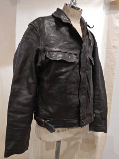 Policeman type leather jacket No.2