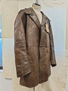 40's NOEL CUIR Aviator Coat 