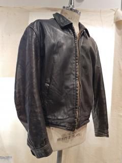 60's EINORIGINAL Bewag ERZEUGNIS Single Riders Leather Jacket 