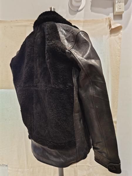 NEON LEATHER GARMENT リネンビッグベレー ダークグレー アウター - neon-leather
