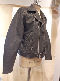 70~80's Harley Davidson Riders Leather Jacket AMF 