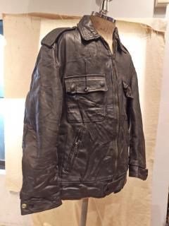 70's RUSSELL Policeman Leather Jacket 