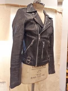80's Designed Leather Garments Double riders jacket λType 