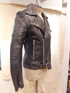 80's RIVETT'S LONDON Double Leather Jacket 