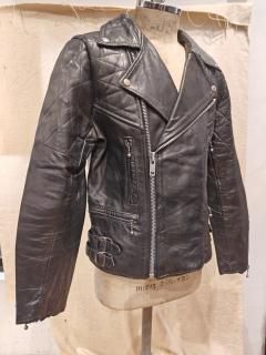 70's Padded Double Riders Jacket LIGHTNING Type