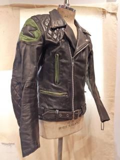 70's TT LEATHERS Riders Jacket KAWASAKI 