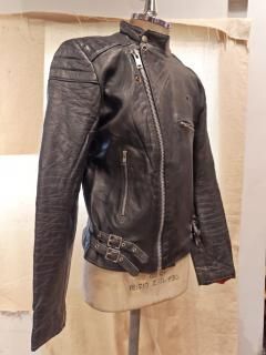 70~80's Leather riders jacket MONZA Type 