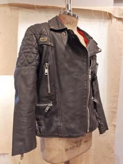 70's Padded Double Riders Jacket LIGHTNING Type 