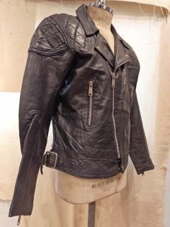 80's TT LEATHERS  Double Riders Leather Jacket