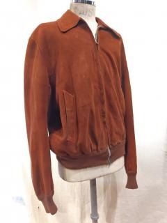 50~60's Italy Rib Leather Jacket 