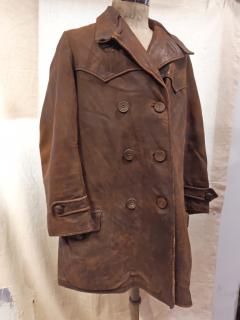 40~50's Ladies Leather Coat 