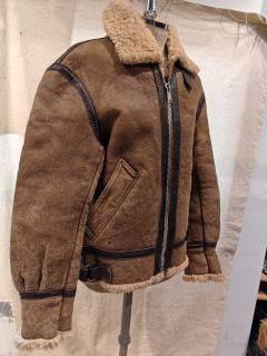 French Mouton Leather Jacket 